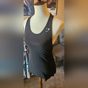 Womens GYMSHARK Black Tank Top SIZE SMALL Gym, Workout, Excersise